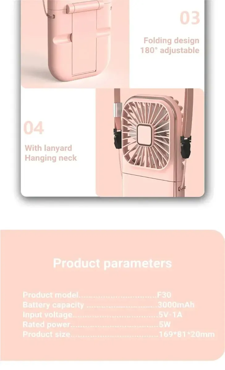 Handheld Fan Neck Fan - Image 5